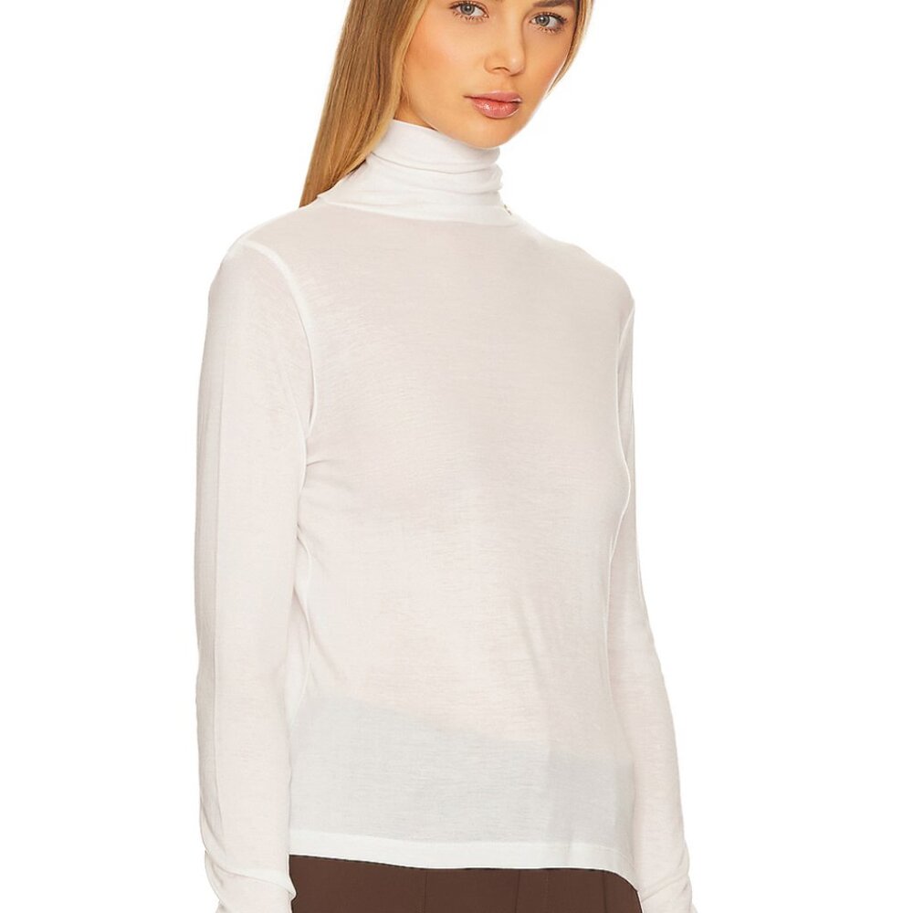 NEW Anine Bing Lia Top  Off White Cashmere Blend SZ S